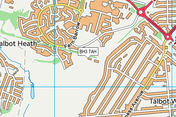 BH3 7AH map - OS VectorMap District (Ordnance Survey) BH3 7AH map - OS VectorMap District (Ordnance Survey)