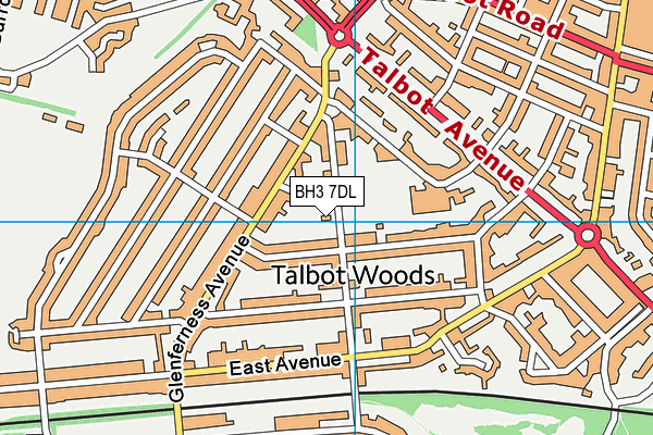 BH3 7DL map - OS VectorMap District (Ordnance Survey) BH3 7DL map - OS VectorMap District (Ordnance Survey)