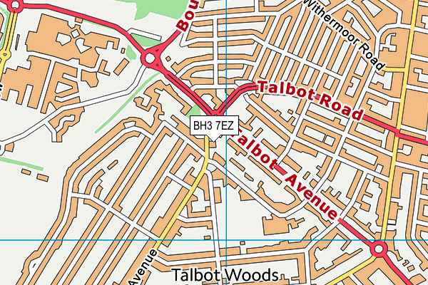 BH3 7EZ map - OS VectorMap District (Ordnance Survey) BH3 7EZ map - OS VectorMap District (Ordnance Survey)