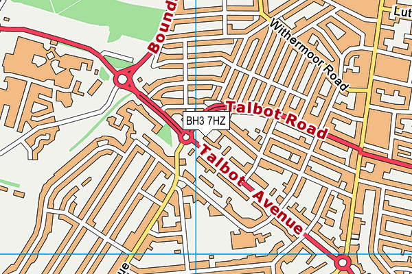 BH3 7HZ map - OS VectorMap District (Ordnance Survey) BH3 7HZ map - OS VectorMap District (Ordnance Survey)