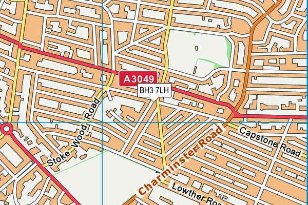 BH3 7LH map - OS VectorMap District (Ordnance Survey) BH3 7LH map - OS VectorMap District (Ordnance Survey)