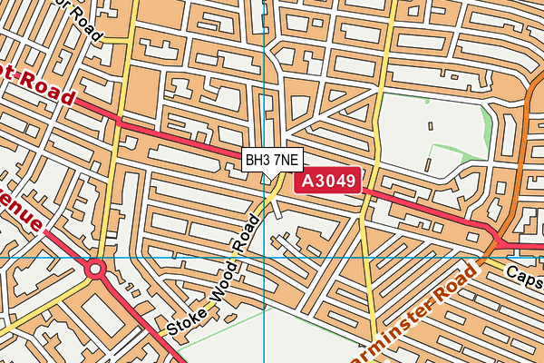 BH3 7NE map - OS VectorMap District (Ordnance Survey) BH3 7NE map - OS VectorMap District (Ordnance Survey)