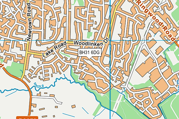 BH31 6DG map - OS VectorMap District (Ordnance Survey) BH31 6DG map - OS VectorMap District (Ordnance Survey)