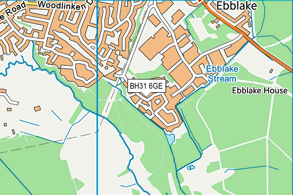 BH31 6GE map - OS VectorMap District (Ordnance Survey) BH31 6GE map - OS VectorMap District (Ordnance Survey)
