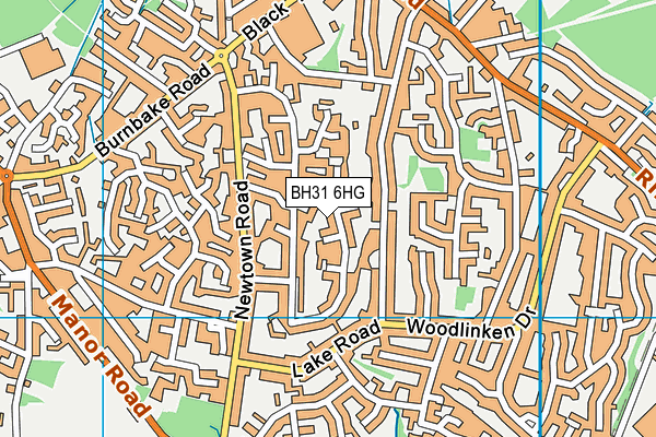 BH31 6HG map - OS VectorMap District (Ordnance Survey) BH31 6HG map - OS VectorMap District (Ordnance Survey)
