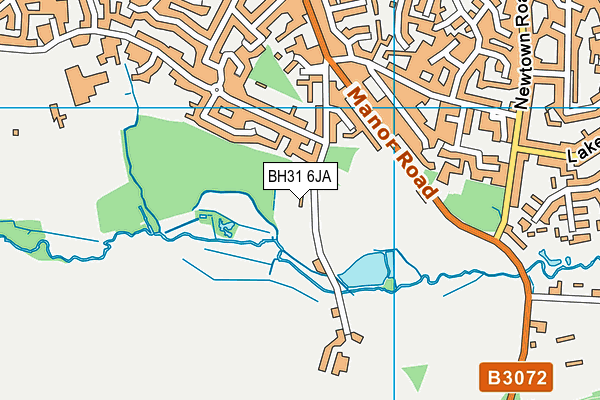 BH31 6JA map - OS VectorMap District (Ordnance Survey) BH31 6JA map - OS VectorMap District (Ordnance Survey)