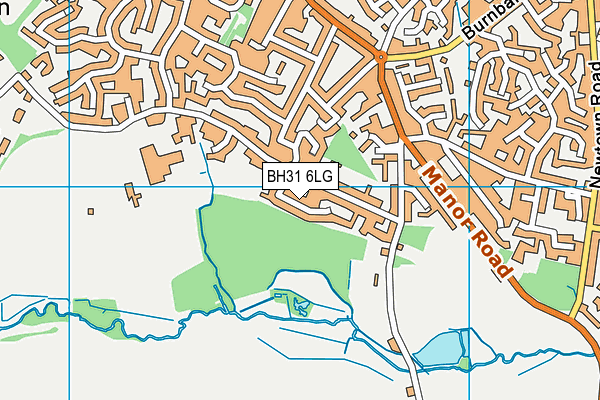 BH31 6LG map - OS VectorMap District (Ordnance Survey) BH31 6LG map - OS VectorMap District (Ordnance Survey)