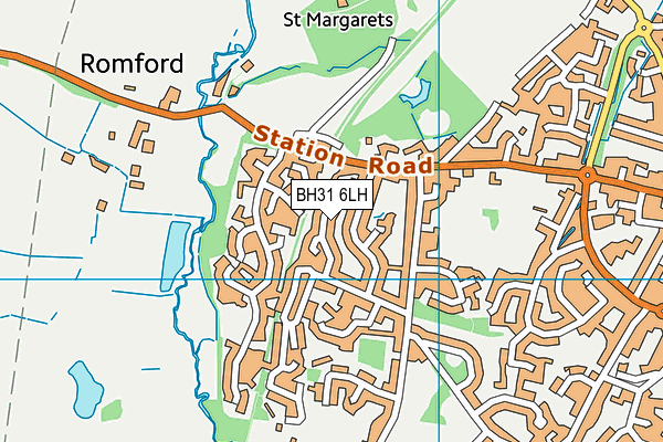 BH31 6LH map - OS VectorMap District (Ordnance Survey) BH31 6LH map - OS VectorMap District (Ordnance Survey)