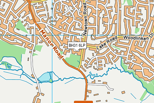 BH31 6LP map - OS VectorMap District (Ordnance Survey) BH31 6LP map - OS VectorMap District (Ordnance Survey)