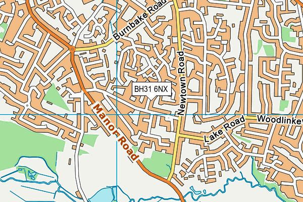 BH31 6NX map - OS VectorMap District (Ordnance Survey) BH31 6NX map - OS VectorMap District (Ordnance Survey)
