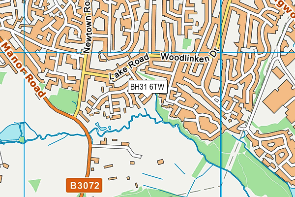 BH31 6TW map - OS VectorMap District (Ordnance Survey) BH31 6TW map - OS VectorMap District (Ordnance Survey)
