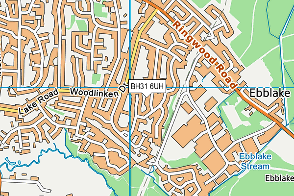 BH31 6UH map - OS VectorMap District (Ordnance Survey) BH31 6UH map - OS VectorMap District (Ordnance Survey)