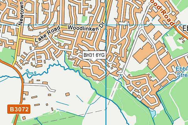 BH31 6YG map - OS VectorMap District (Ordnance Survey) BH31 6YG map - OS VectorMap District (Ordnance Survey)