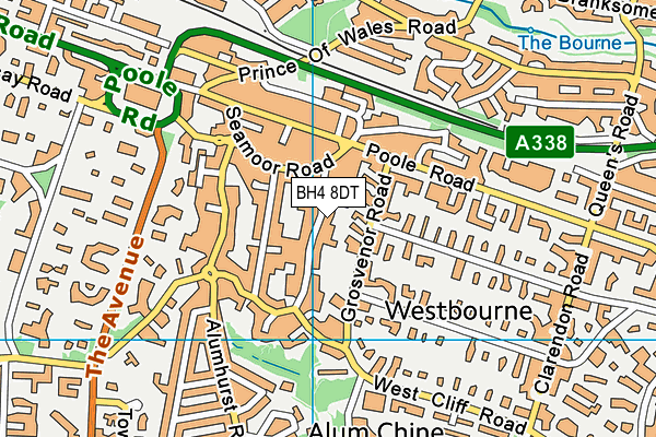BH4 8DT map - OS VectorMap District (Ordnance Survey) BH4 8DT map - OS VectorMap District (Ordnance Survey)