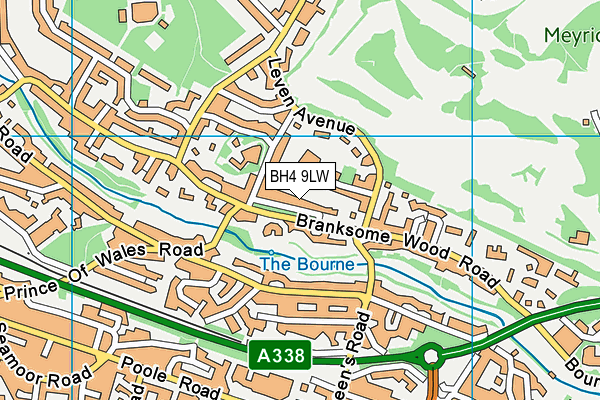 BH4 9LW map - OS VectorMap District (Ordnance Survey) BH4 9LW map - OS VectorMap District (Ordnance Survey)