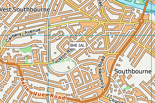 BH6 3AL map - OS VectorMap District (Ordnance Survey) BH6 3AL map - OS VectorMap District (Ordnance Survey)