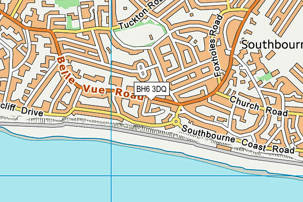 BH6 3DQ map - OS VectorMap District (Ordnance Survey) BH6 3DQ map - OS VectorMap District (Ordnance Survey)