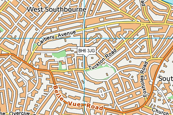 BH6 3JG map - OS VectorMap District (Ordnance Survey) BH6 3JG map - OS VectorMap District (Ordnance Survey)