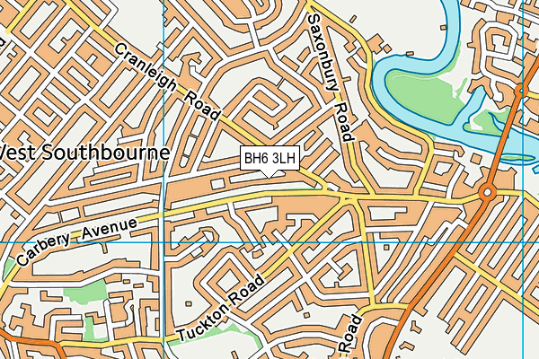 BH6 3LH map - OS VectorMap District (Ordnance Survey) BH6 3LH map - OS VectorMap District (Ordnance Survey)