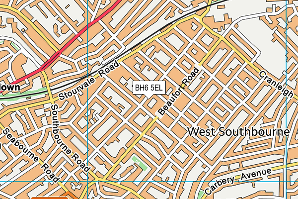 BH6 5EL map - OS VectorMap District (Ordnance Survey) BH6 5EL map - OS VectorMap District (Ordnance Survey)