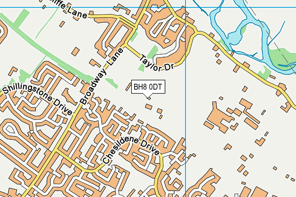 BH8 0DT map - OS VectorMap District (Ordnance Survey) BH8 0DT map - OS VectorMap District (Ordnance Survey)