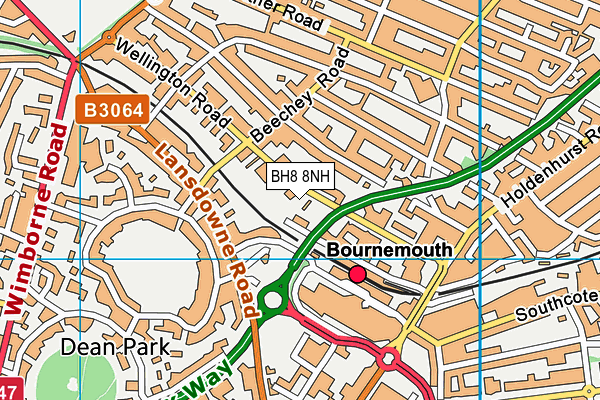 BH8 8NH map - OS VectorMap District (Ordnance Survey) BH8 8NH map - OS VectorMap District (Ordnance Survey)