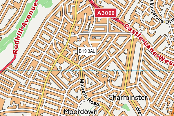 BH9 3AL map - OS VectorMap District (Ordnance Survey) BH9 3AL map - OS VectorMap District (Ordnance Survey)