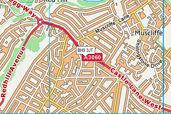 BH9 3JT map - OS VectorMap District (Ordnance Survey) BH9 3JT map - OS VectorMap District (Ordnance Survey)