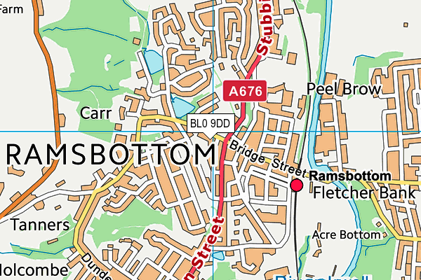BL0 9DD map - OS VectorMap District (Ordnance Survey) BL0 9DD map - OS VectorMap District (Ordnance Survey)