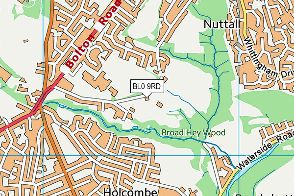 BL0 9RD map - OS VectorMap District (Ordnance Survey) BL0 9RD map - OS VectorMap District (Ordnance Survey)