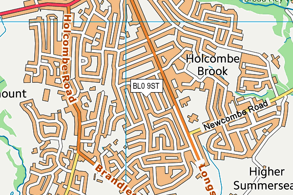 BL0 9ST map - OS VectorMap District (Ordnance Survey) BL0 9ST map - OS VectorMap District (Ordnance Survey)