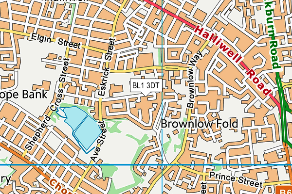 BL1 3DT map - OS VectorMap District (Ordnance Survey) BL1 3DT map - OS VectorMap District (Ordnance Survey)