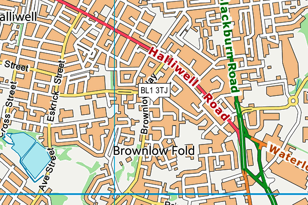 BL1 3TJ map - OS VectorMap District (Ordnance Survey) BL1 3TJ map - OS VectorMap District (Ordnance Survey)