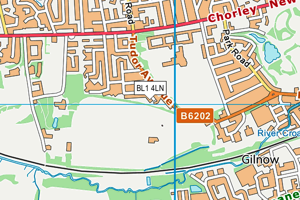 BL1 4LN map - OS VectorMap District (Ordnance Survey) BL1 4LN map - OS VectorMap District (Ordnance Survey)
