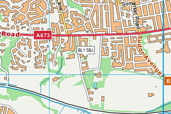 BL1 5BJ map - OS VectorMap District (Ordnance Survey) BL1 5BJ map - OS VectorMap District (Ordnance Survey)