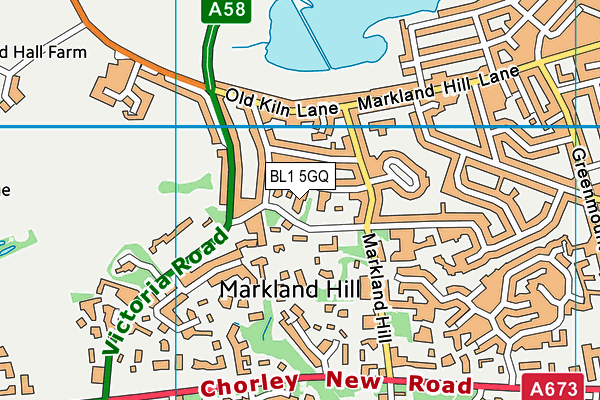 BL1 5GQ map - OS VectorMap District (Ordnance Survey) BL1 5GQ map - OS VectorMap District (Ordnance Survey)