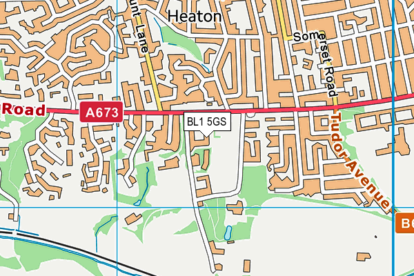 BL1 5GS map - OS VectorMap District (Ordnance Survey) BL1 5GS map - OS VectorMap District (Ordnance Survey)
