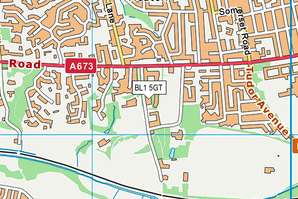 BL1 5GT map - OS VectorMap District (Ordnance Survey) BL1 5GT map - OS VectorMap District (Ordnance Survey)