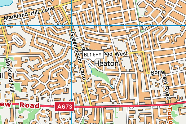 BL1 5HY map - OS VectorMap District (Ordnance Survey) BL1 5HY map - OS VectorMap District (Ordnance Survey)