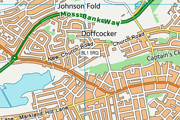 BL1 5RQ map - OS VectorMap District (Ordnance Survey) BL1 5RQ map - OS VectorMap District (Ordnance Survey)