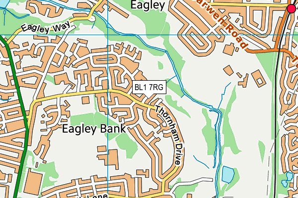 BL1 7RG map - OS VectorMap District (Ordnance Survey) BL1 7RG map - OS VectorMap District (Ordnance Survey)