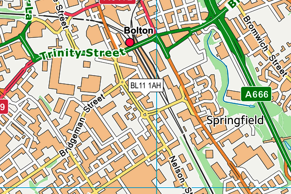 BL11 1AH map - OS VectorMap District (Ordnance Survey) BL11 1AH map - OS VectorMap District (Ordnance Survey)