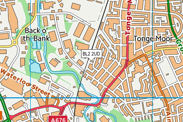 BL2 2UD map - OS VectorMap District (Ordnance Survey) BL2 2UD map - OS VectorMap District (Ordnance Survey)