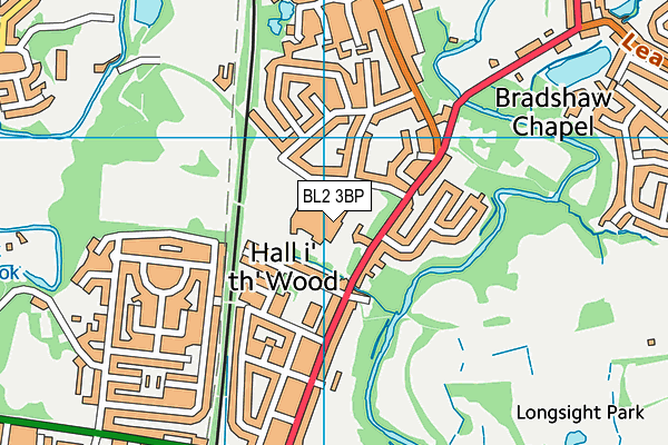 BL2 3BP map - OS VectorMap District (Ordnance Survey) BL2 3BP map - OS VectorMap District (Ordnance Survey)