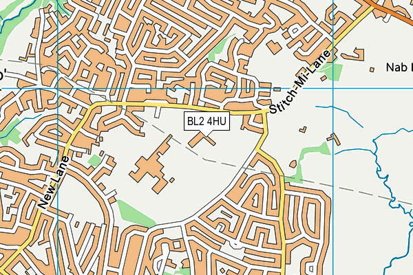 BL2 4HU map - OS VectorMap District (Ordnance Survey) BL2 4HU map - OS VectorMap District (Ordnance Survey)