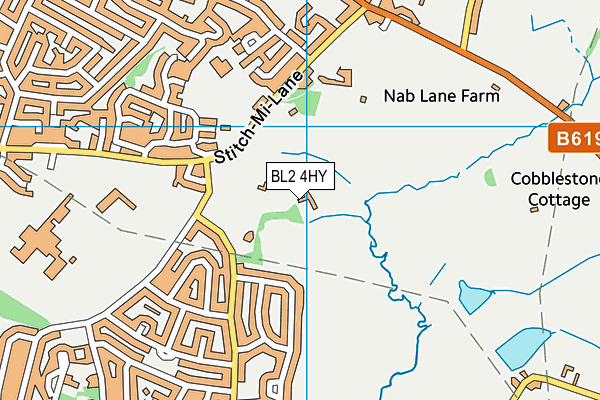 BL2 4HY map - OS VectorMap District (Ordnance Survey) BL2 4HY map - OS VectorMap District (Ordnance Survey)
