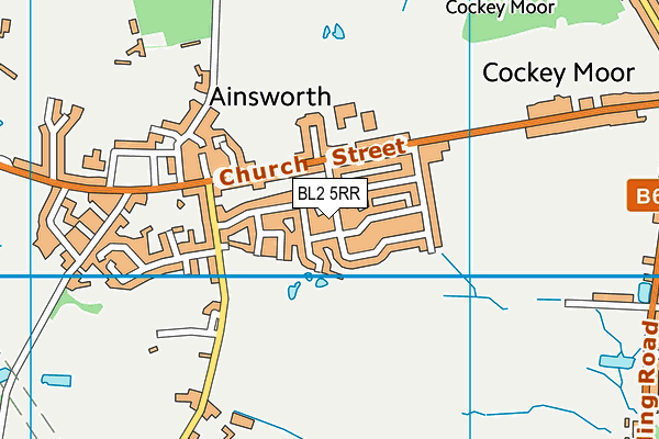 BL2 5RR map - OS VectorMap District (Ordnance Survey) BL2 5RR map - OS VectorMap District (Ordnance Survey)