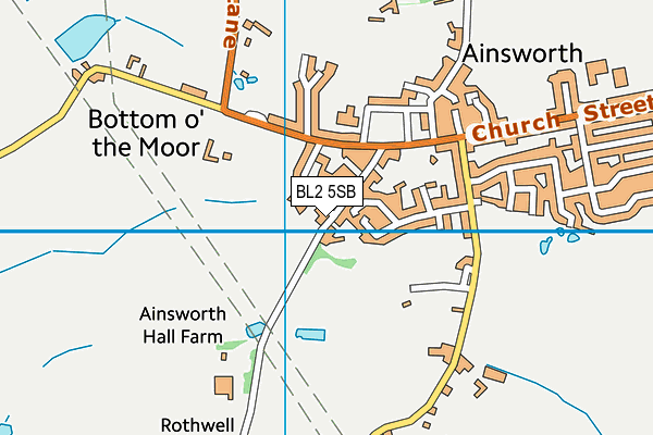 BL2 5SB map - OS VectorMap District (Ordnance Survey)