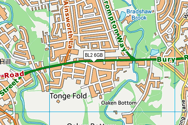 BL2 6GB map - OS VectorMap District (Ordnance Survey) BL2 6GB map - OS VectorMap District (Ordnance Survey)