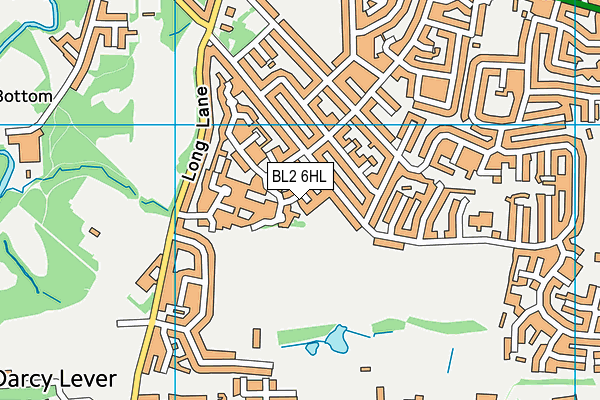 BL2 6HL map - OS VectorMap District (Ordnance Survey) BL2 6HL map - OS VectorMap District (Ordnance Survey)